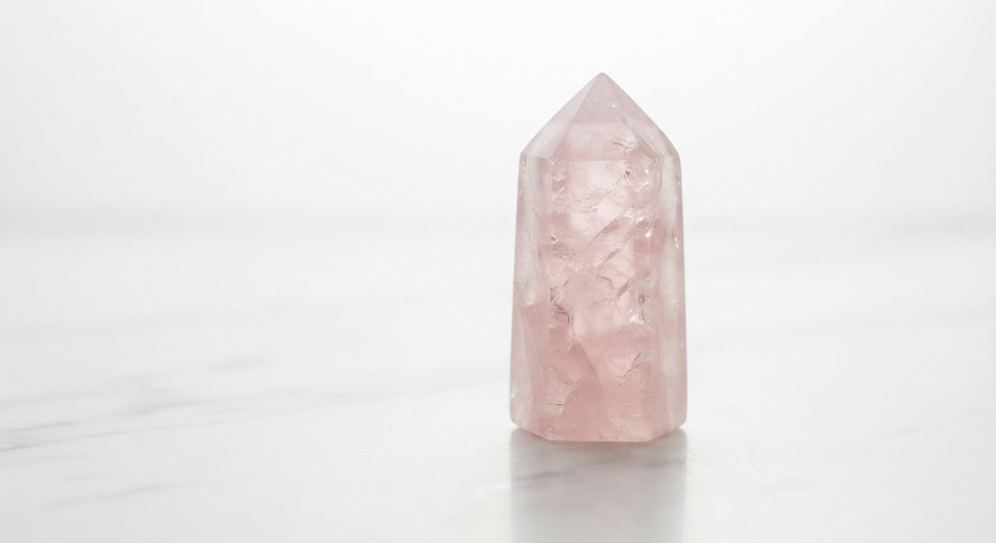 Punta de Cuarzo Rosa